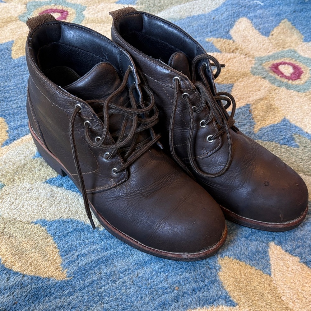 Women’s Red Wing Shoes Chocolate Leather Steel Toe Boots